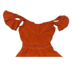 Little Red Off-Shoulder Mini Dress Jens Pirate Booty